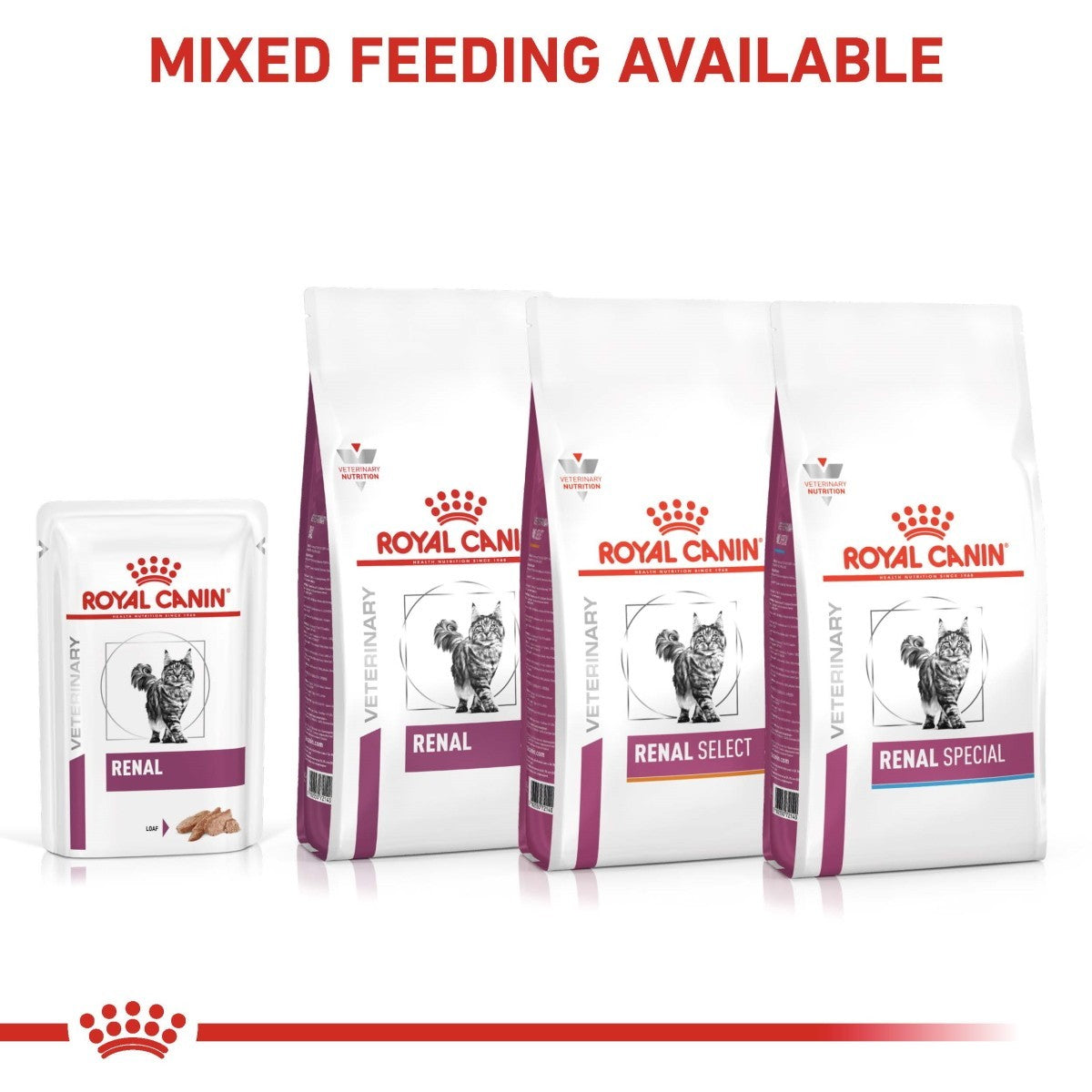 Royal Canin Renal Wet Food Pouches in Loaf for Cats 12 x 85 gram