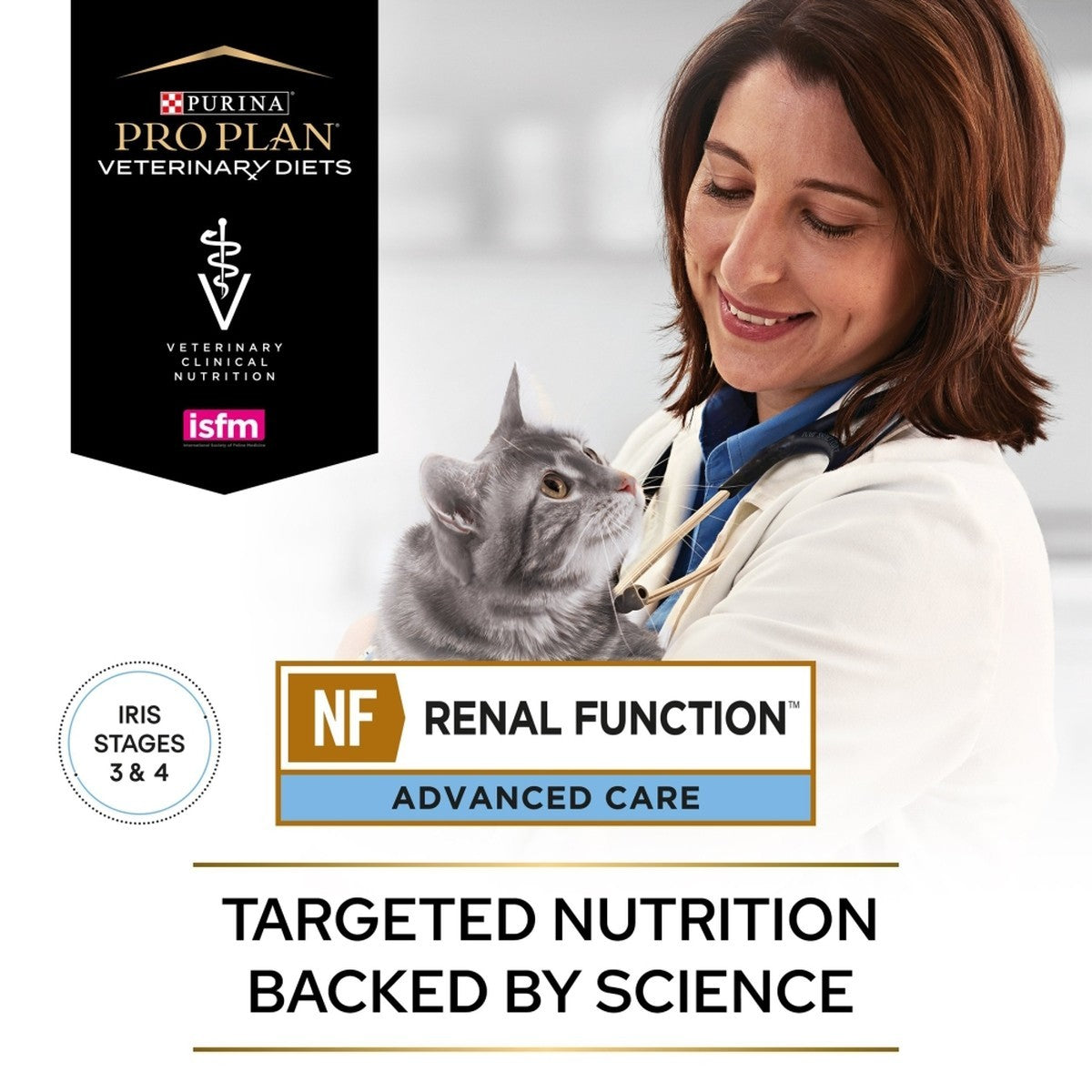 Purina Pro Plan Veterinary Diets NF Renal Function Advanced Care Wet Cat Food Pouches chicken 10 x 85 grams