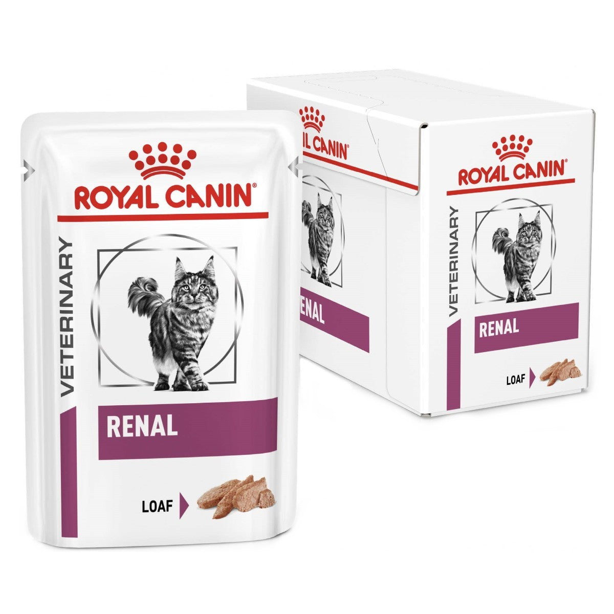 Royal Canin Renal Wet Food Pouches in Loaf for Cats 12 x 85 gram