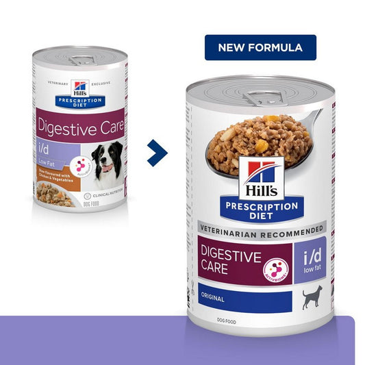 Hills Prescription Diet ID Low Fat Tins for Dogs 12 x 360 grams