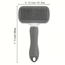 Easy-to-clean pet grooming brush, gentle deshedding massage comb with one-click hair removal, Pet grooming
