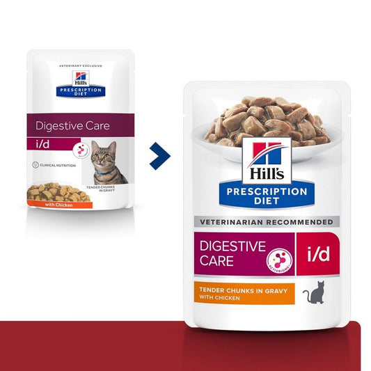 Hills Prescription Diet ID Pouches for Cats chicken 12 x 85 grams