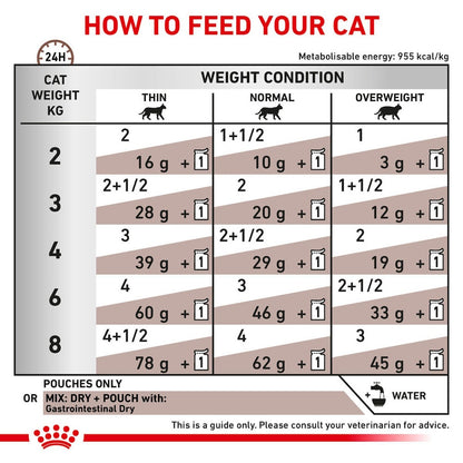Royal Canin Gastro Intestinal Pouches for Cats 12 x 85 gram